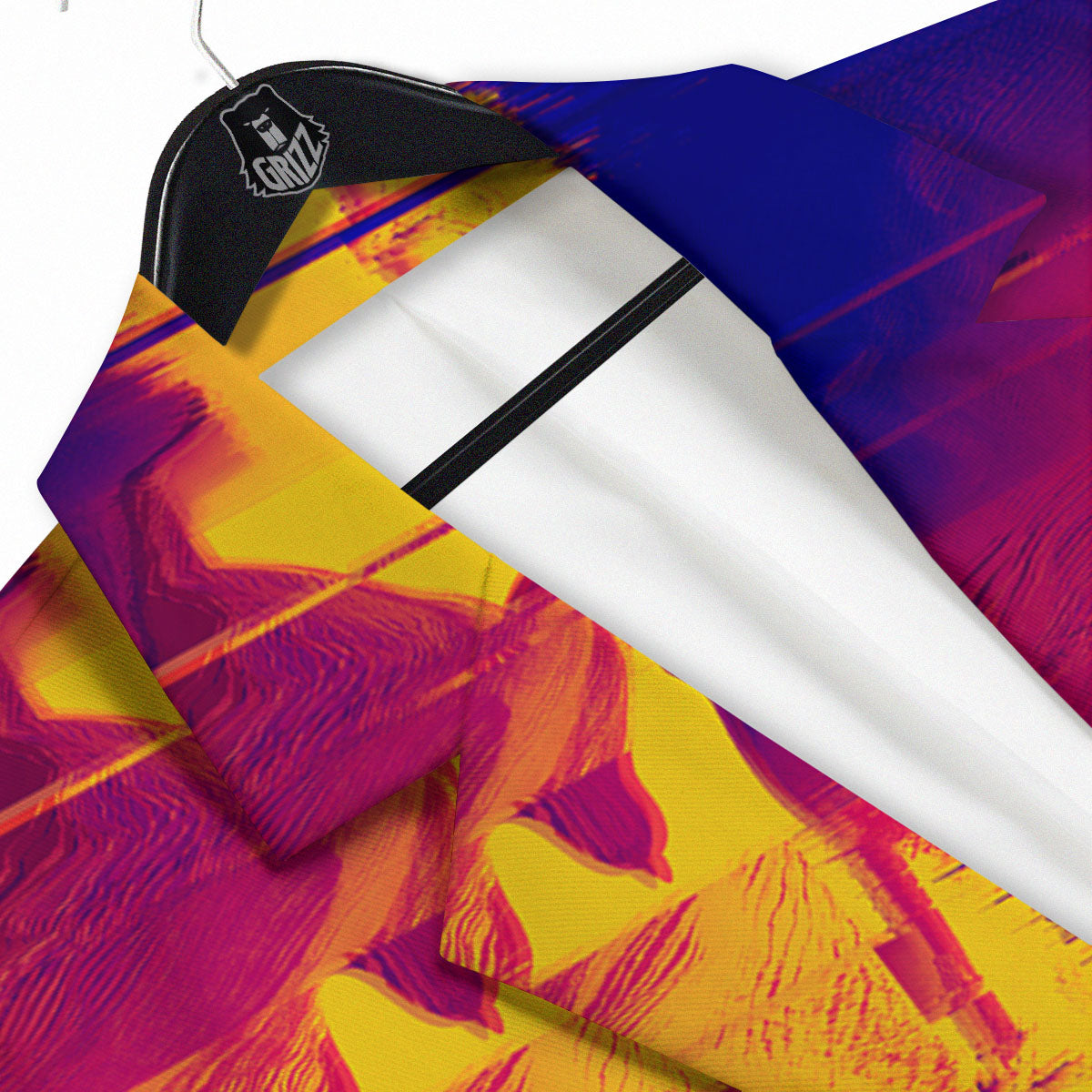 Surface Psychedelic Print Pattern Men's Sport Coat-grizzshop