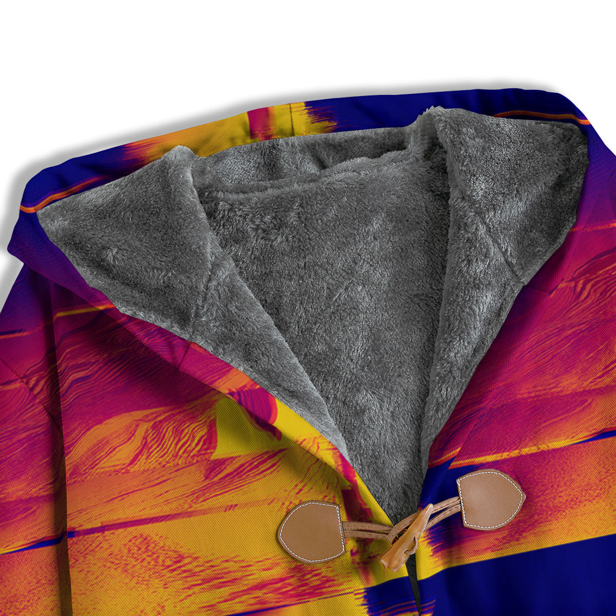 Surface Psychedelic Print Pattern Men's Windbreaker Jacket-grizzshop