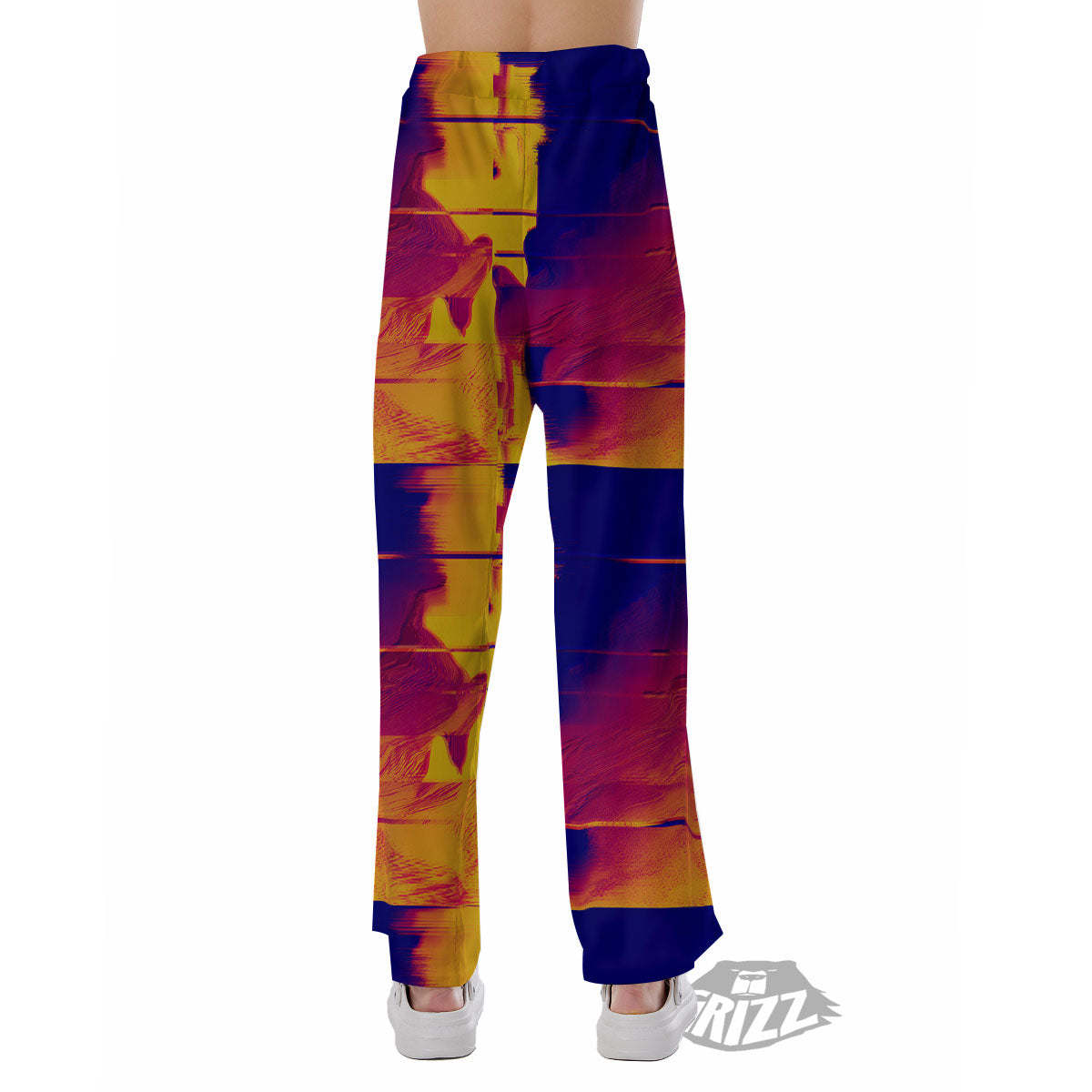 Surface Psychedelic Print Pattern Pajama Pants-grizzshop