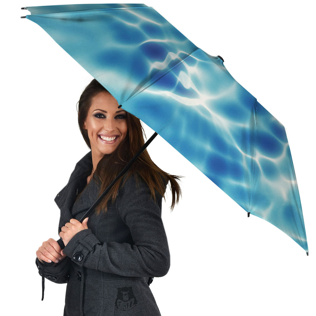 Surface Sea Water Print Umbrella-grizzshop