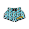 Surfboard Hibiscus Print Pattern Muay Thai Boxing Shorts-grizzshop