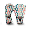 Surfboard Vintage Striped Print Pattern Boxing Gloves-grizzshop