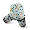 Surfboard Wood Print Pattern Boxing Gloves-grizzshop