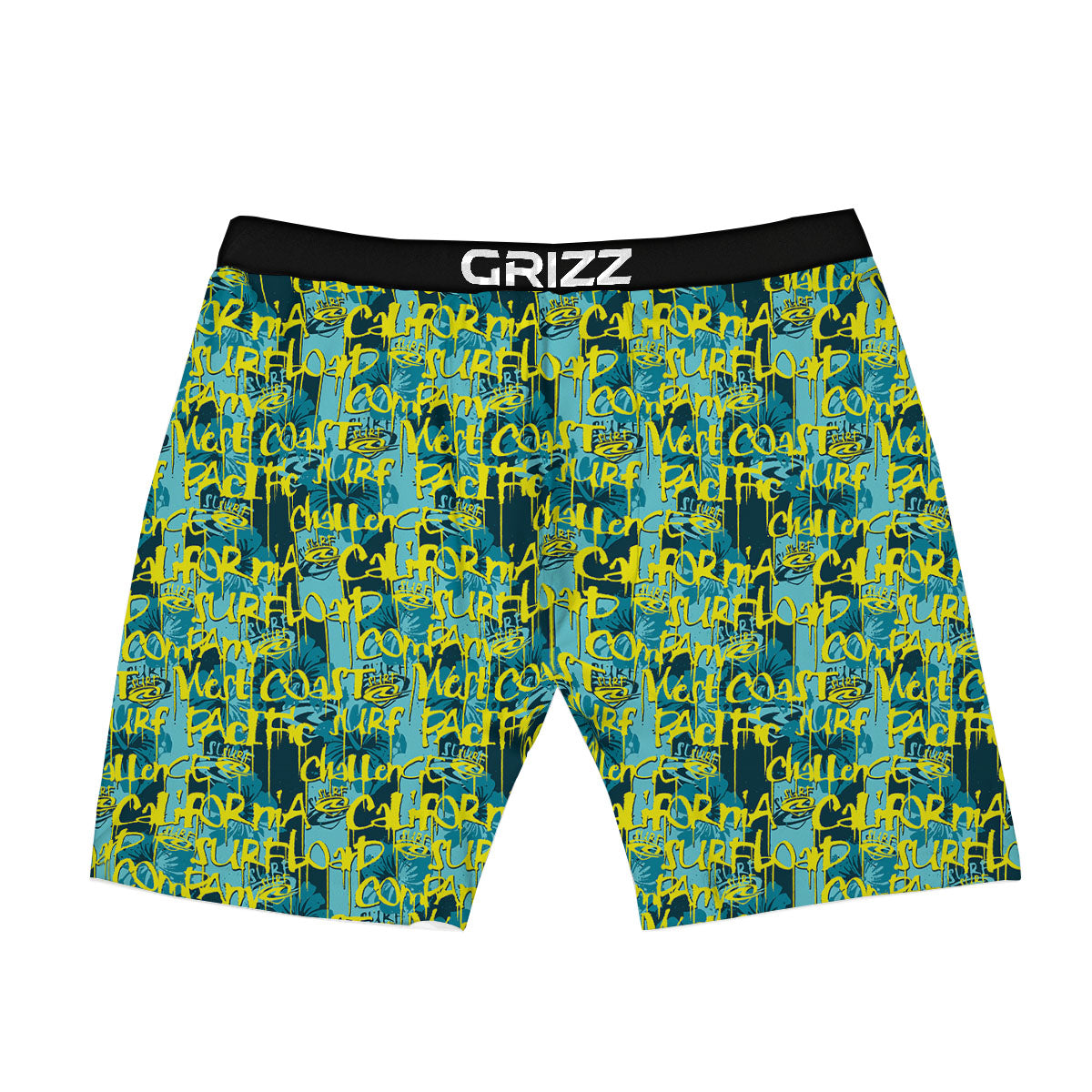 Surfing Graffiti Print Pattern Boxer Briefs-grizzshop