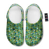 Surfing Graffiti Print Pattern Clog-grizzshop