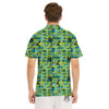 Surfing Graffiti Print Pattern Men's Golf Shirts-grizzshop