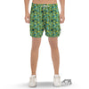 Surfing Graffiti Print Pattern Men's Gym Shorts-grizzshop