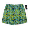 Surfing Graffiti Print Pattern Men's Running Shorts-grizzshop