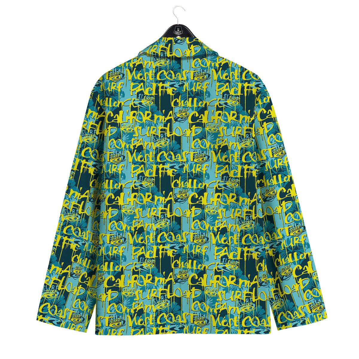 Surfing Graffiti Print Pattern Men's Sport Coat-grizzshop