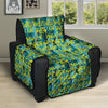 Surfing Graffiti Print Pattern Recliner Protector-grizzshop