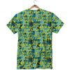 Surfing Graffiti Print Pattern T-Shirt-grizzshop