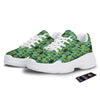 Surfing Graffiti Print Pattern White Chunky Shoes-grizzshop