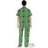 Surfing Graffiti Print Pattern Women's Pajamas Set-grizzshop