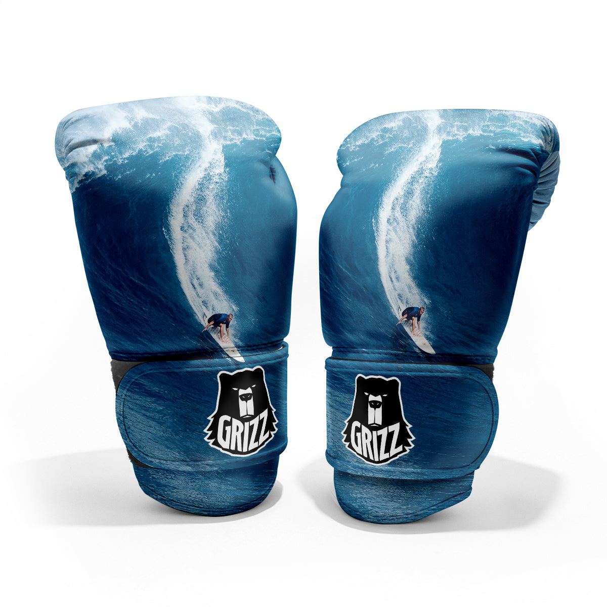 Surfing On Sea Print Pro Boxing Glove