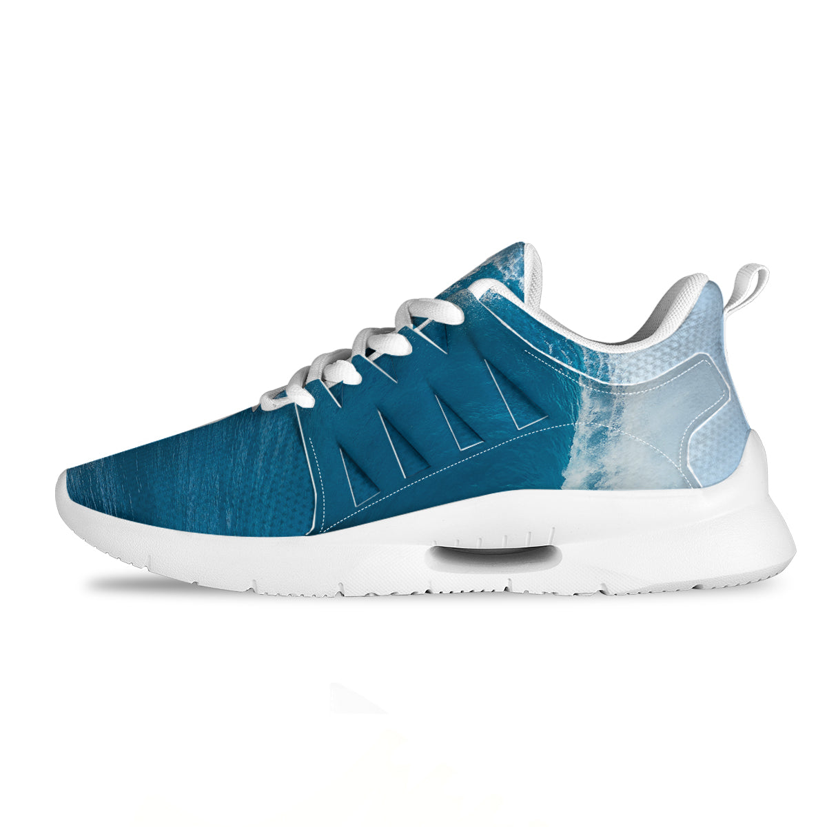 Surfing On Sea Print Tennis Shoes-grizzshop
