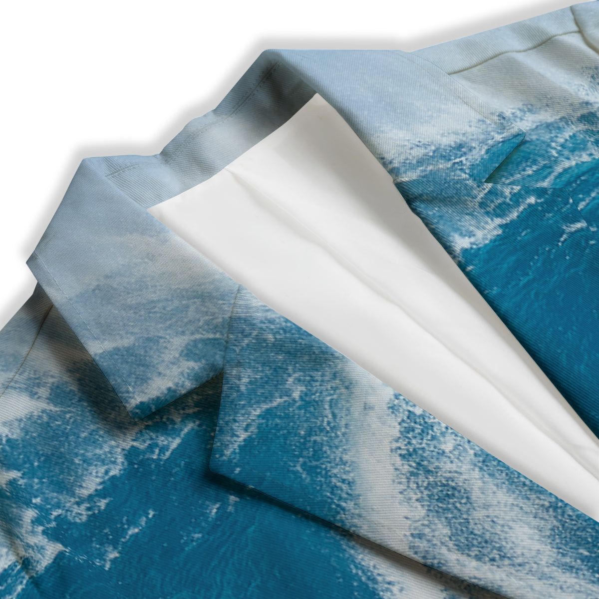 Surfing On Sea Print Women's Blazer-grizzshop