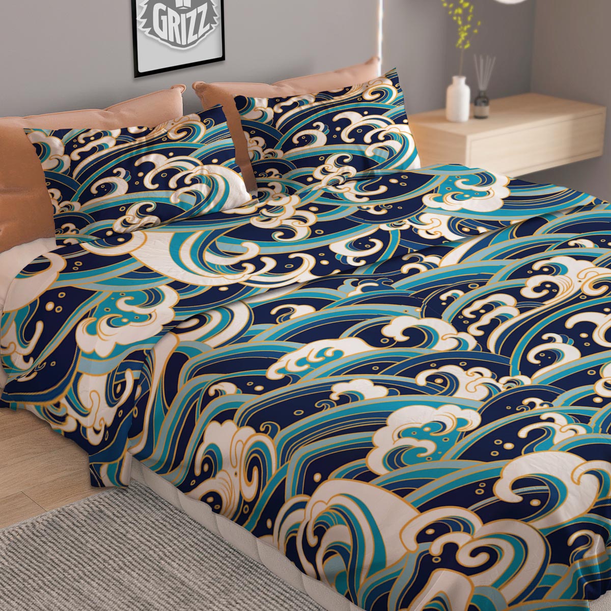 Texas Flag Print Duvet Cover Bedding Set