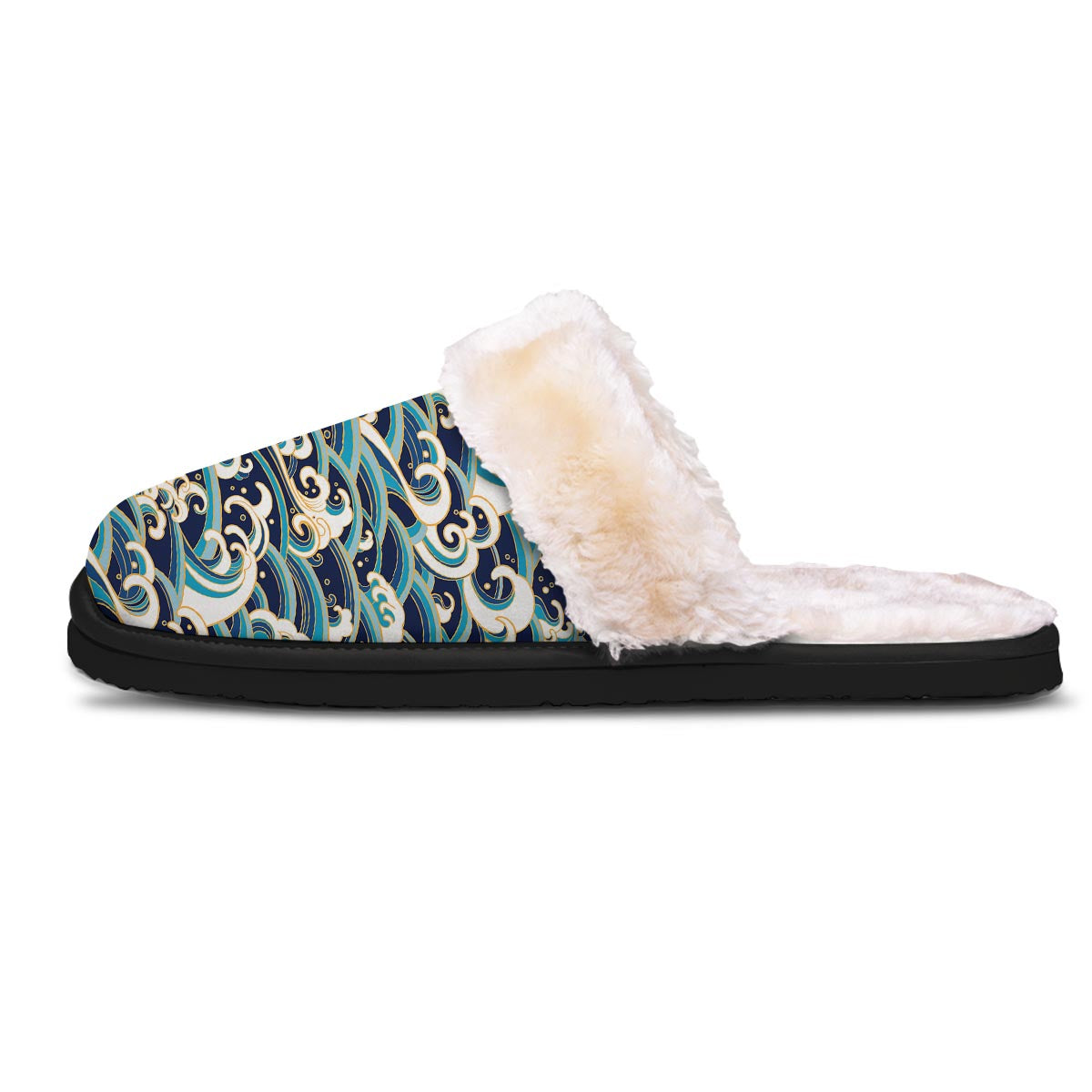 Surfing Sea Wave Print Pattern Slippers-grizzshop