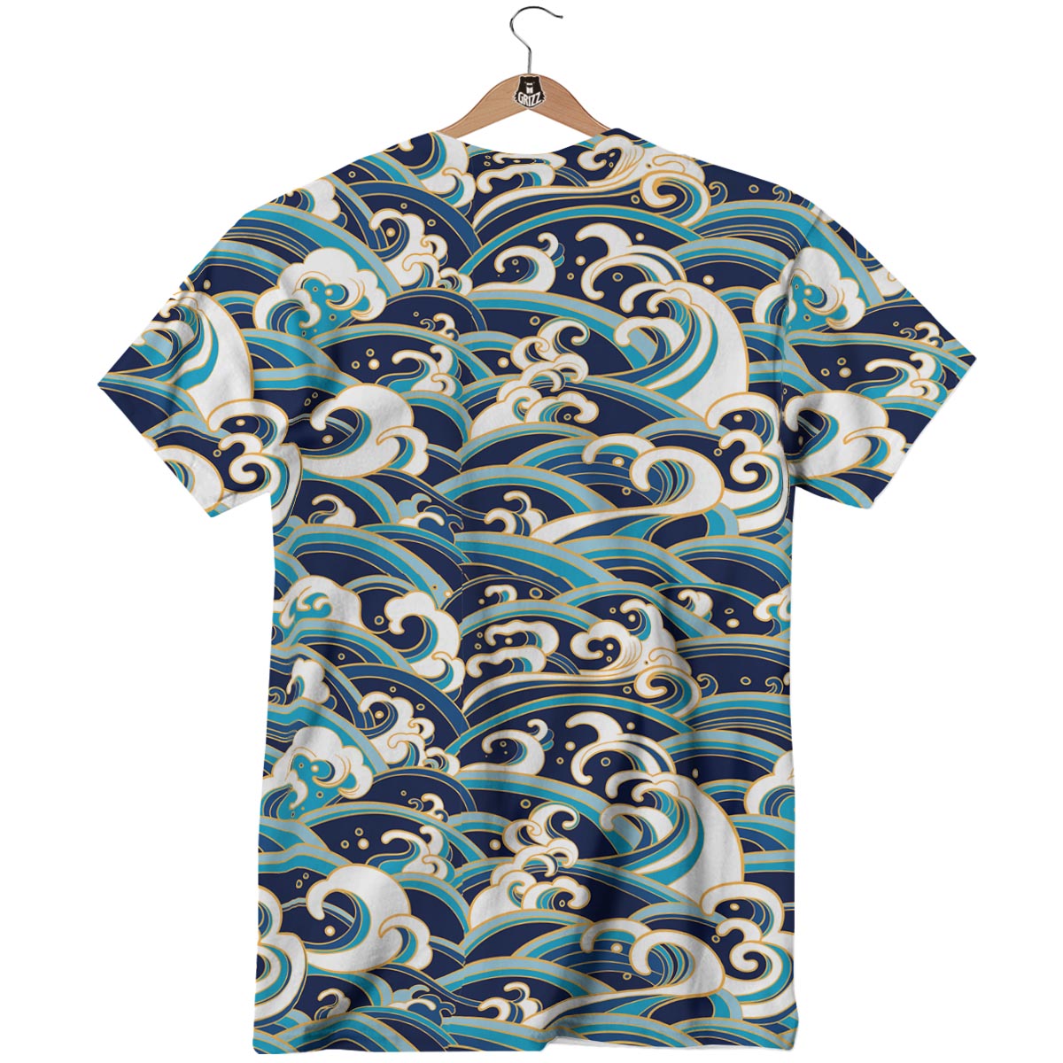 Surfing Sea Wave Print Pattern T-Shirt-grizzshop