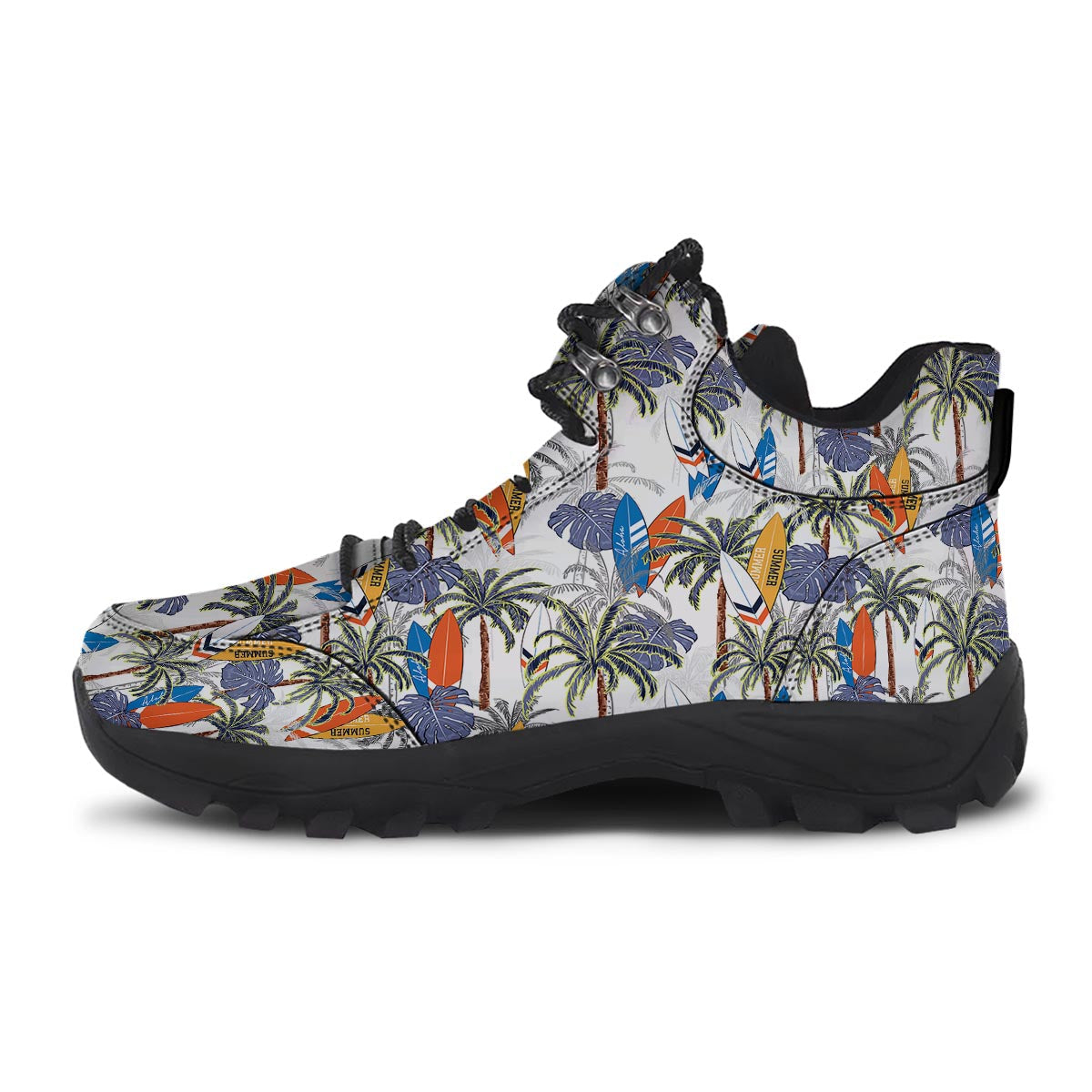Surfing Summer Print Pattern Hiking Shoes-grizzshop