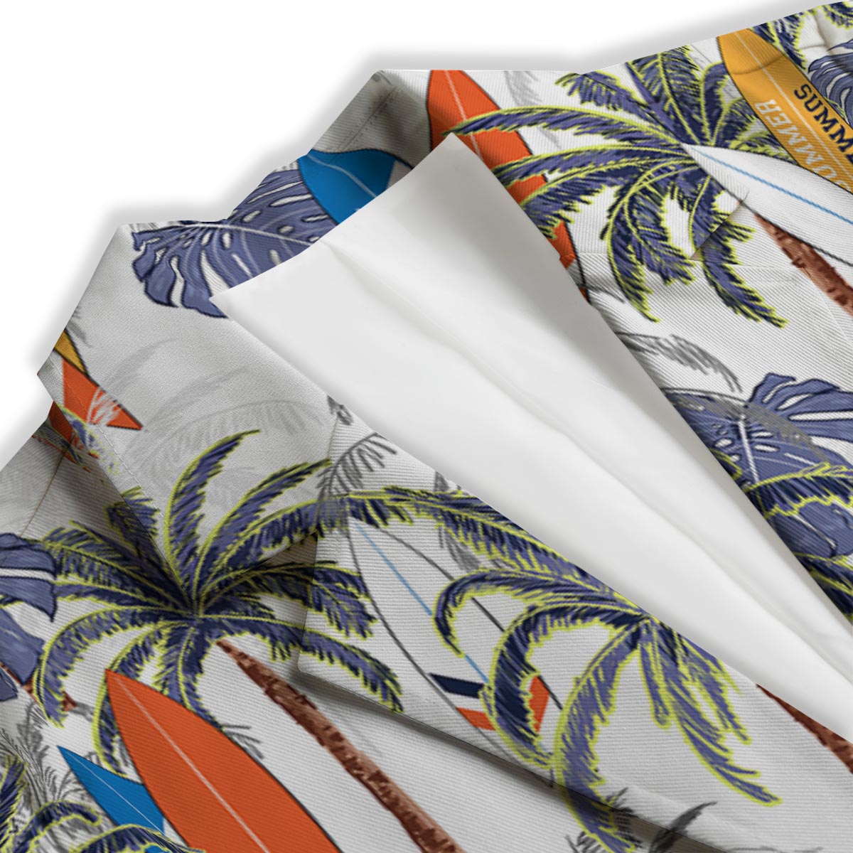 Surfing Summer Print Pattern Women's Blazer-grizzshop
