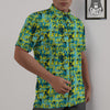 Surfing Graffiti Print Pattern Untucked Shirts-grizzshop