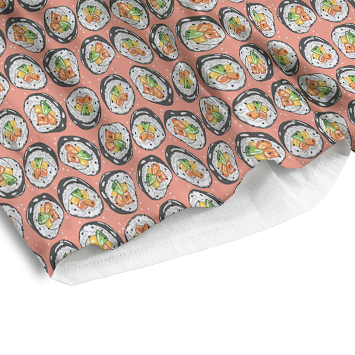 Sushi Colorful Print Pattern Men's Athletic Shorts