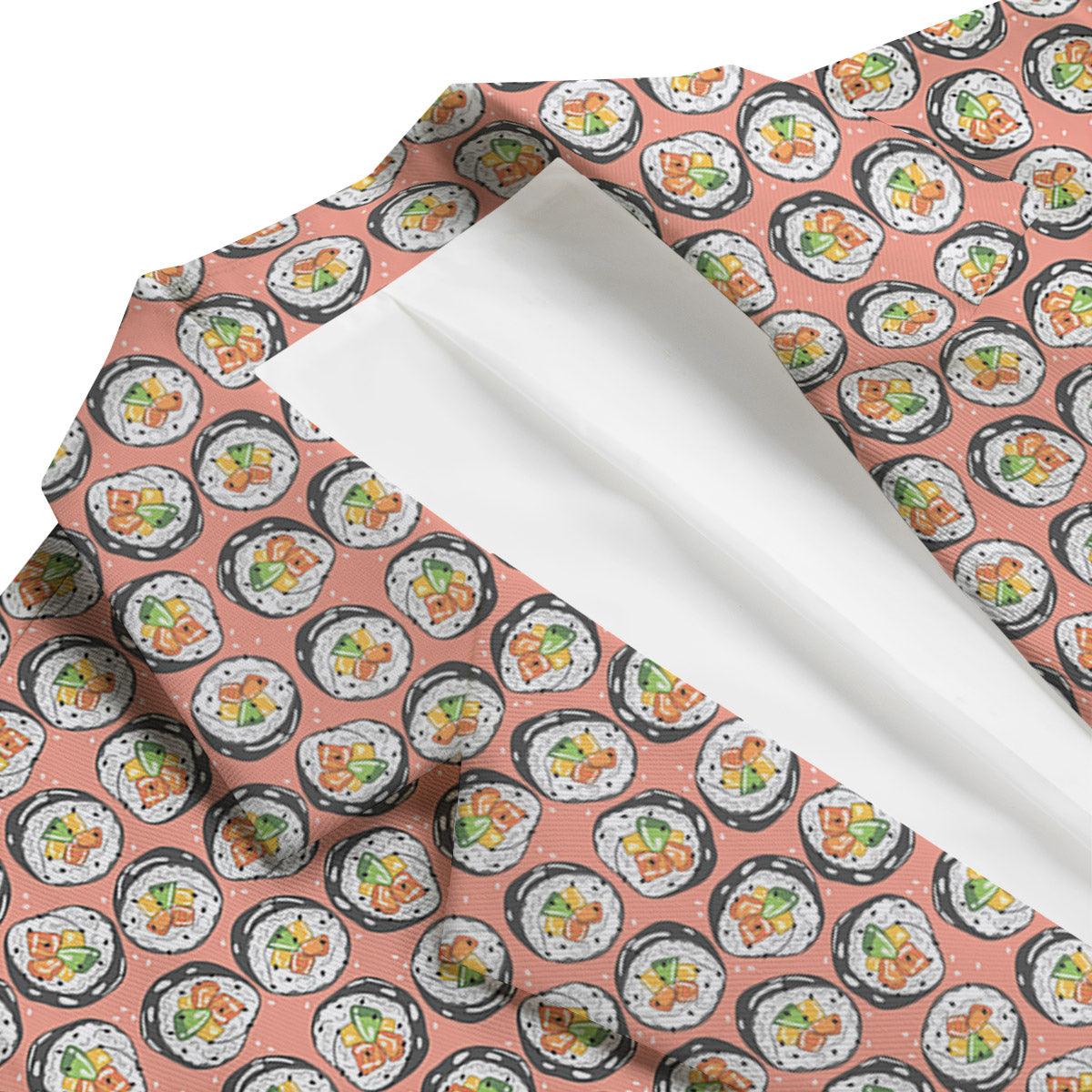 Sushi Colorful Print Pattern Men's Blazer-grizzshop