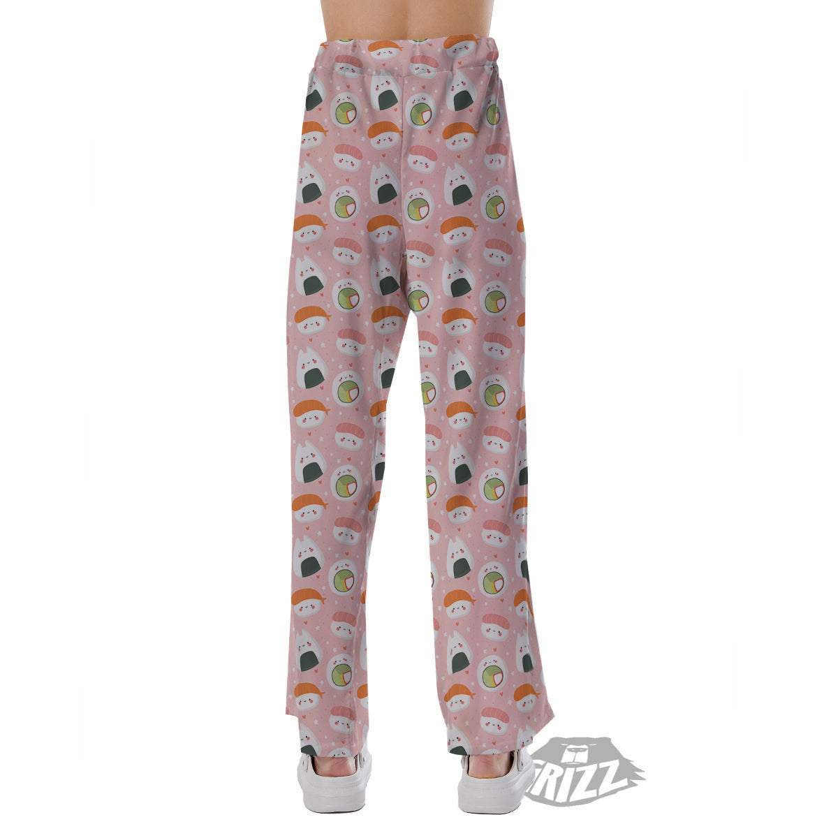 Sushi Cute Japanese Print Pattern Pajama Pants-grizzshop