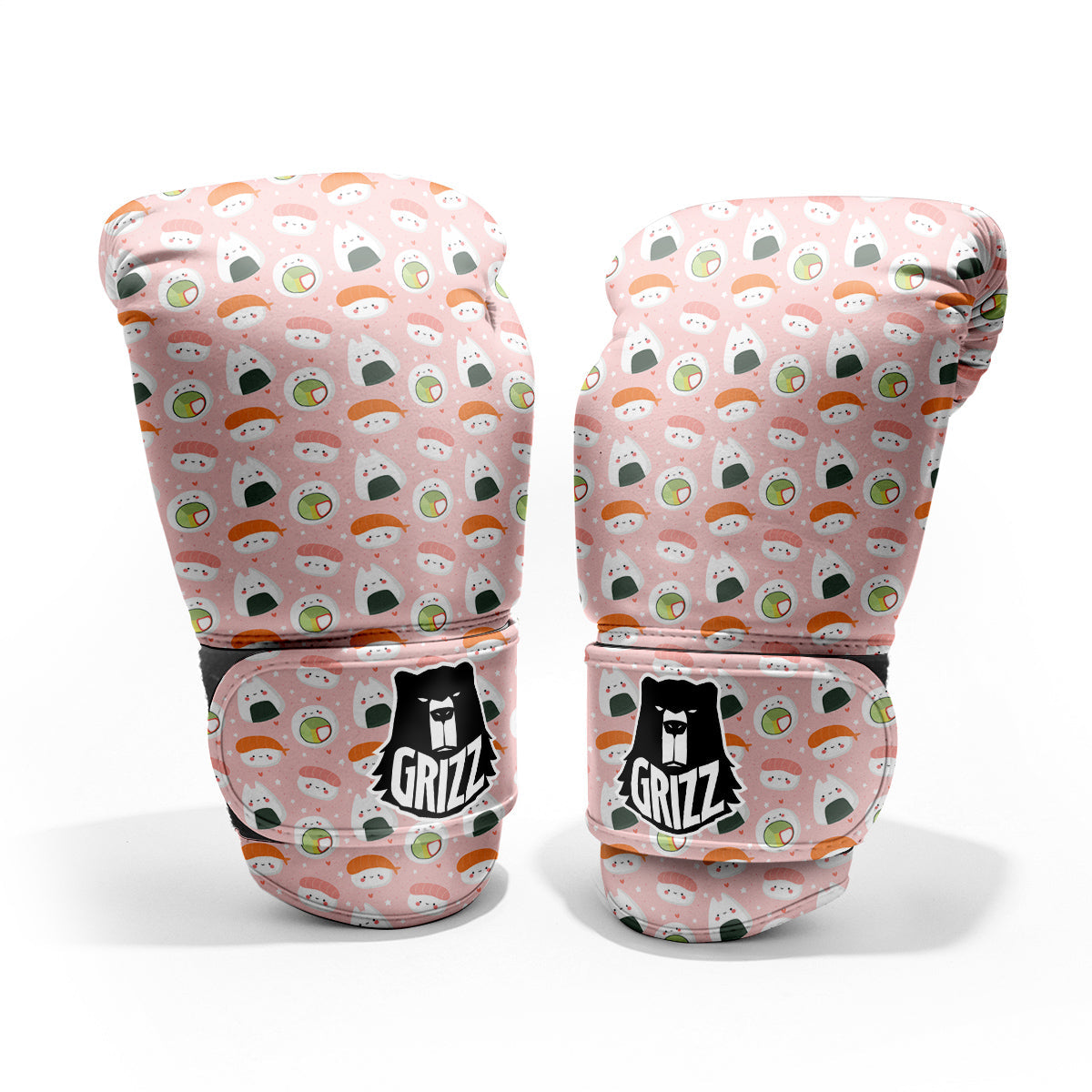 Sushi Cute Japanese Print Pattern Pro Boxing Glove