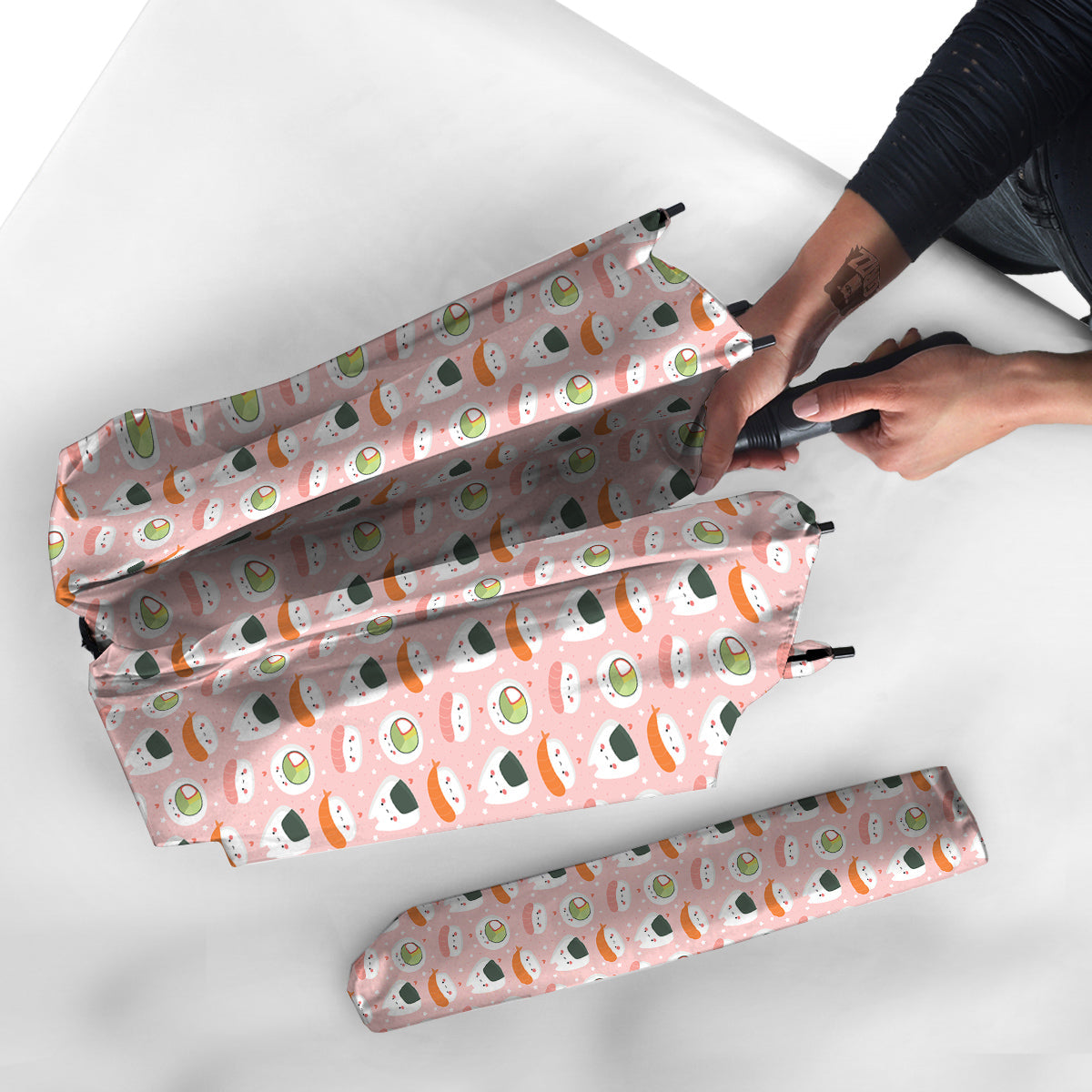 Sushi Cute Japanese Print Pattern Umbrella-grizzshop