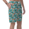 Sushi Kawaii Japanese Print Pattern Men's Shorts-grizzshop