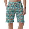 Sushi Kawaii Japanese Print Pattern Men's Shorts-grizzshop