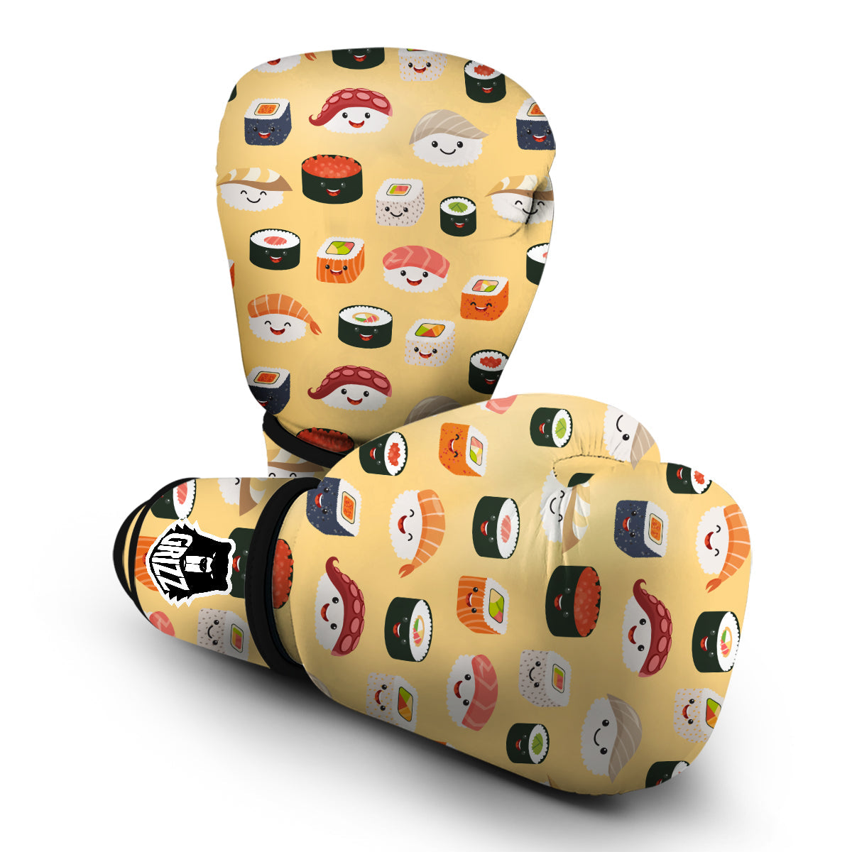 Sushi Print Pattern Boxing Gloves-grizzshop