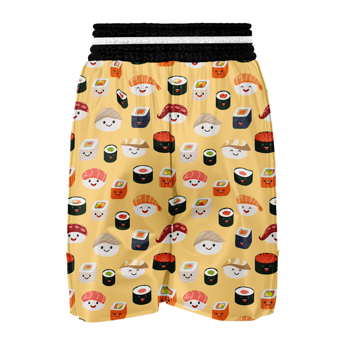 Sushi Print Pattern Boxing Shorts-grizzshop