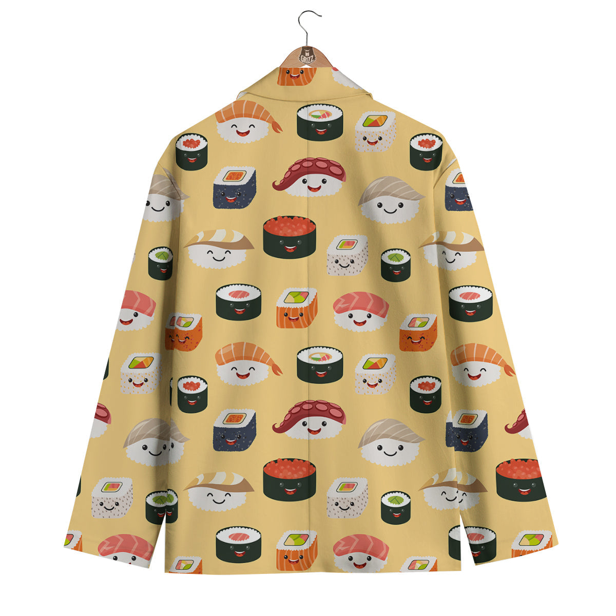 Sushi Print Pattern Men's Blazer-grizzshop