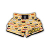 Sushi Print Pattern Muay Thai Boxing Shorts-grizzshop