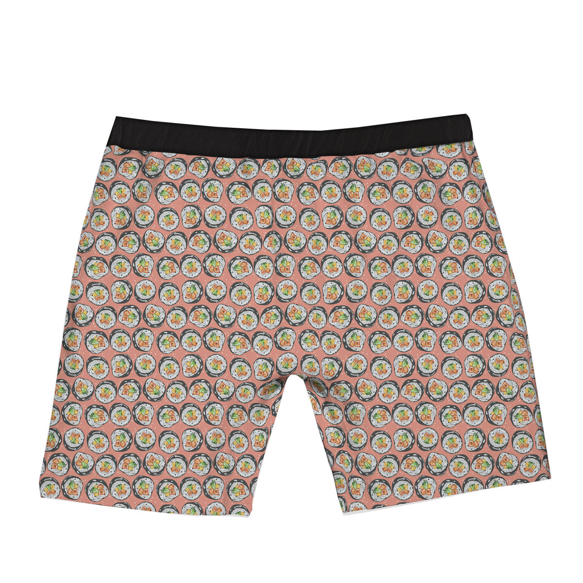 Sushi Colorful Print Pattern Boxer Briefs