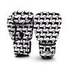 Swan Pattern Print Boxing Gloves-grizzshop