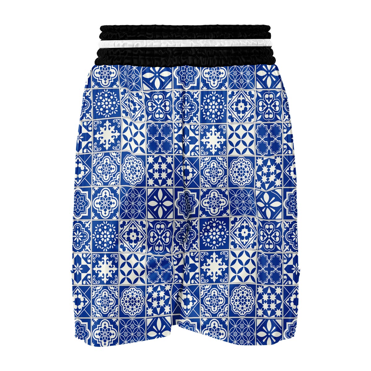 Swedish Print Pattern Boxing Shorts-grizzshop