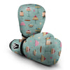 Sweet Cake Pattern Print Boxing Gloves-grizzshop