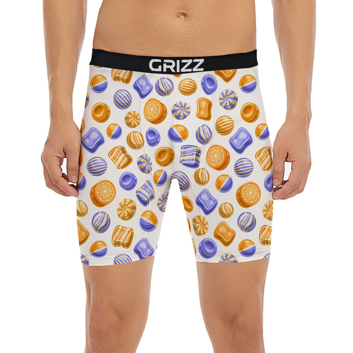 Sweet Gummy Print Pattern Boxer Briefs-grizzshop