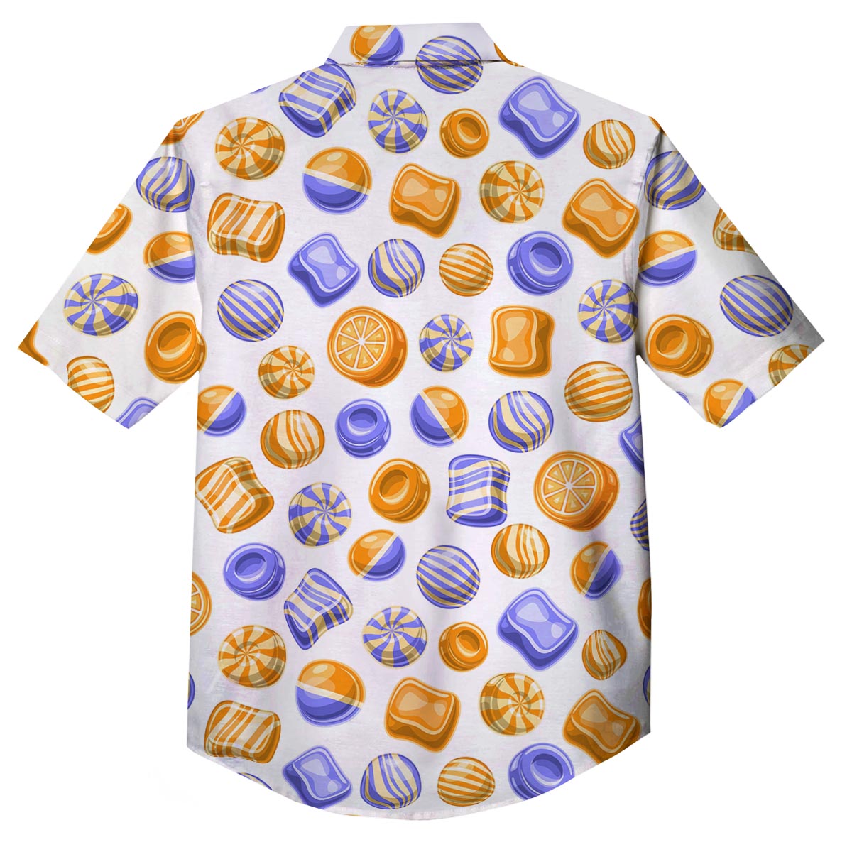 Sweet Gummy Print Pattern Button Up Shirt-grizzshop
