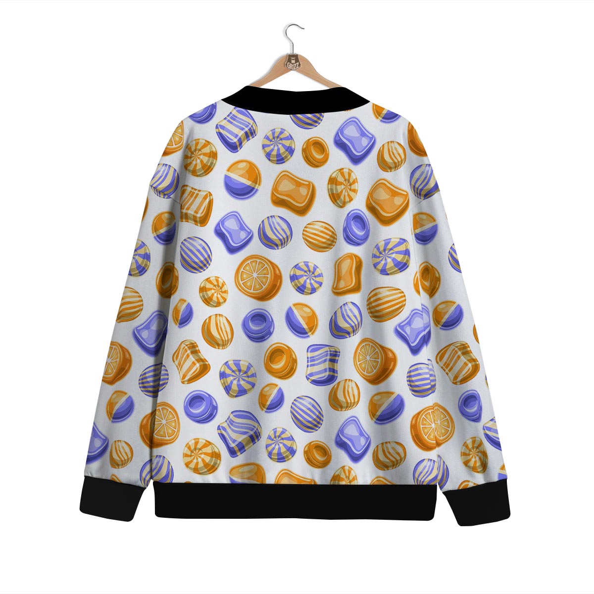 Sweet Gummy Print Pattern Cardigan-grizzshop