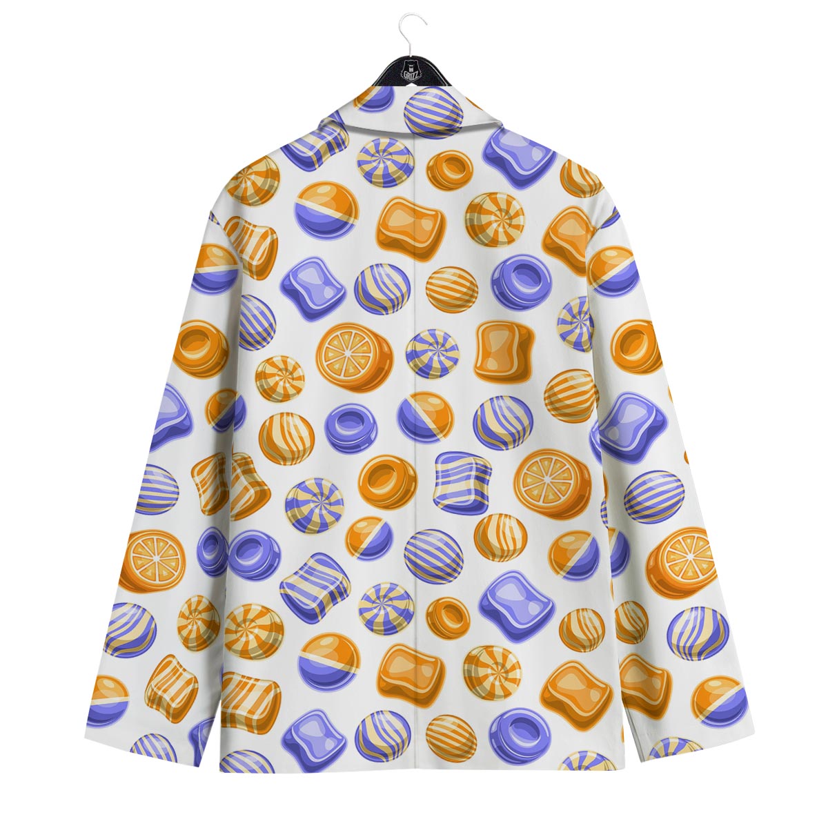 Sweet Gummy Print Pattern Men's Sport Coat-grizzshop