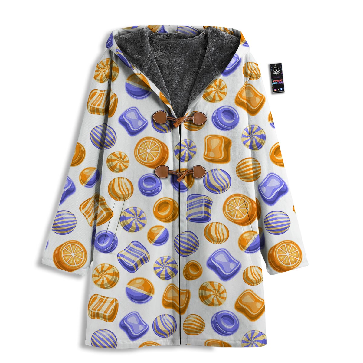 Sweet Gummy Print Pattern Men's Windbreaker Jacket-grizzshop