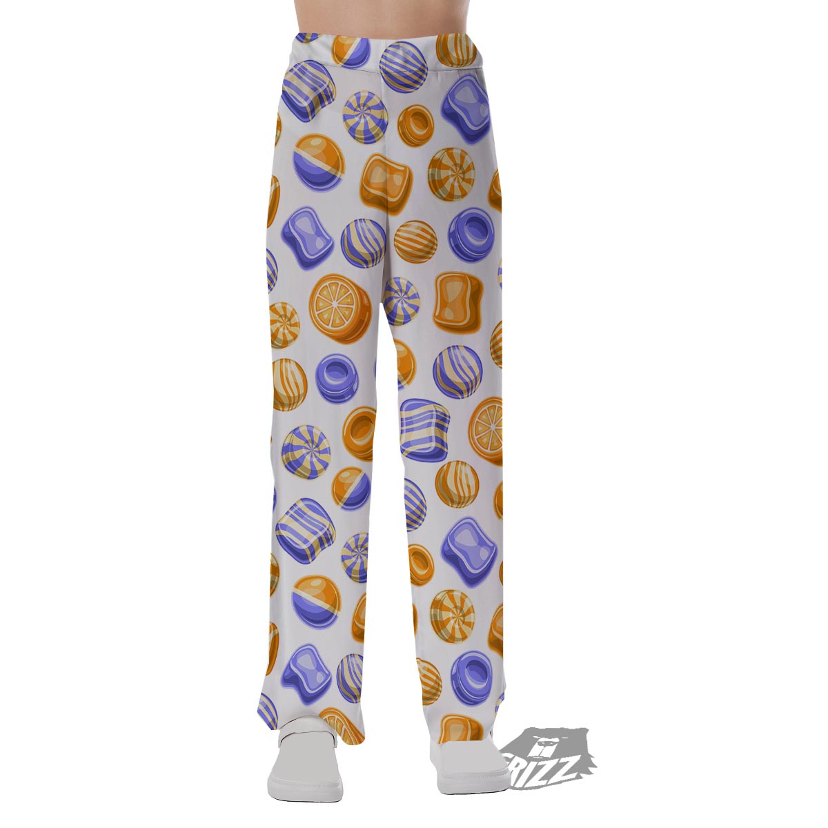 Sweet Gummy Print Pattern Pajama Pants-grizzshop
