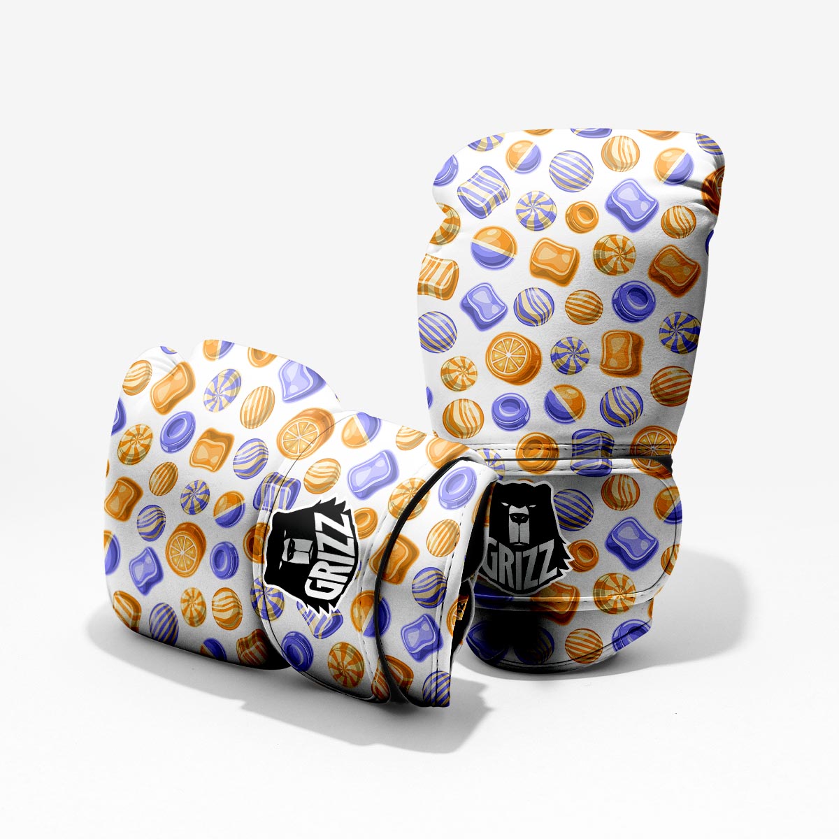 Sweet Gummy Print Pattern Pro Boxing Glove
