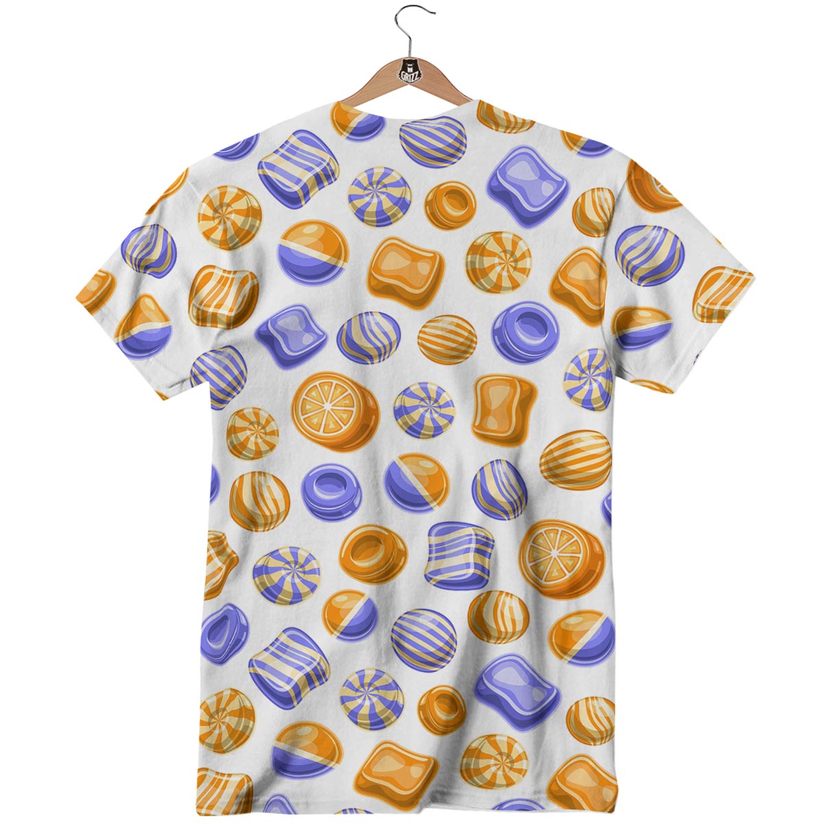 Sweet Gummy Print Pattern T-Shirt-grizzshop