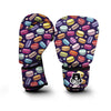 Sweet Macaron Print Pattern Boxing Gloves-grizzshop